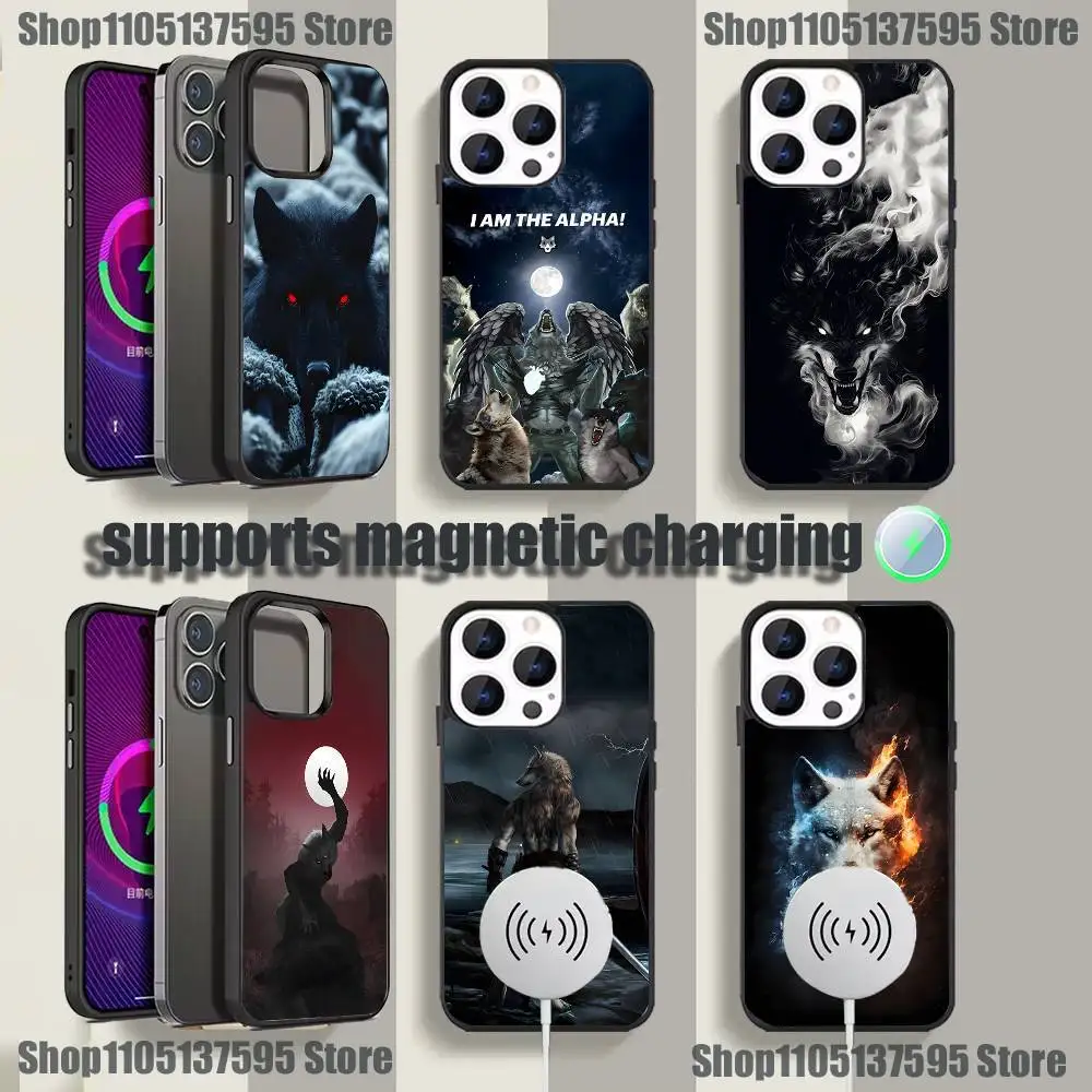 

Alpha Sigma Wolf Phone Case For iPhone 17,16,15,14,13,12,11,Pro,Max,Plus,Mini,SE4,E Magnetic Magsafe Wireless Charging