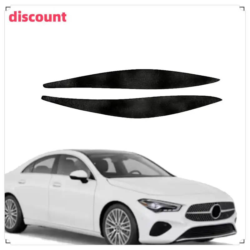 Excellent Quality-Car Front Headlight Eyebrow Head Light Eyelid Eyebrow Resin Trim Sticker For Mercedes-Benz CLA-Class W117 2013
