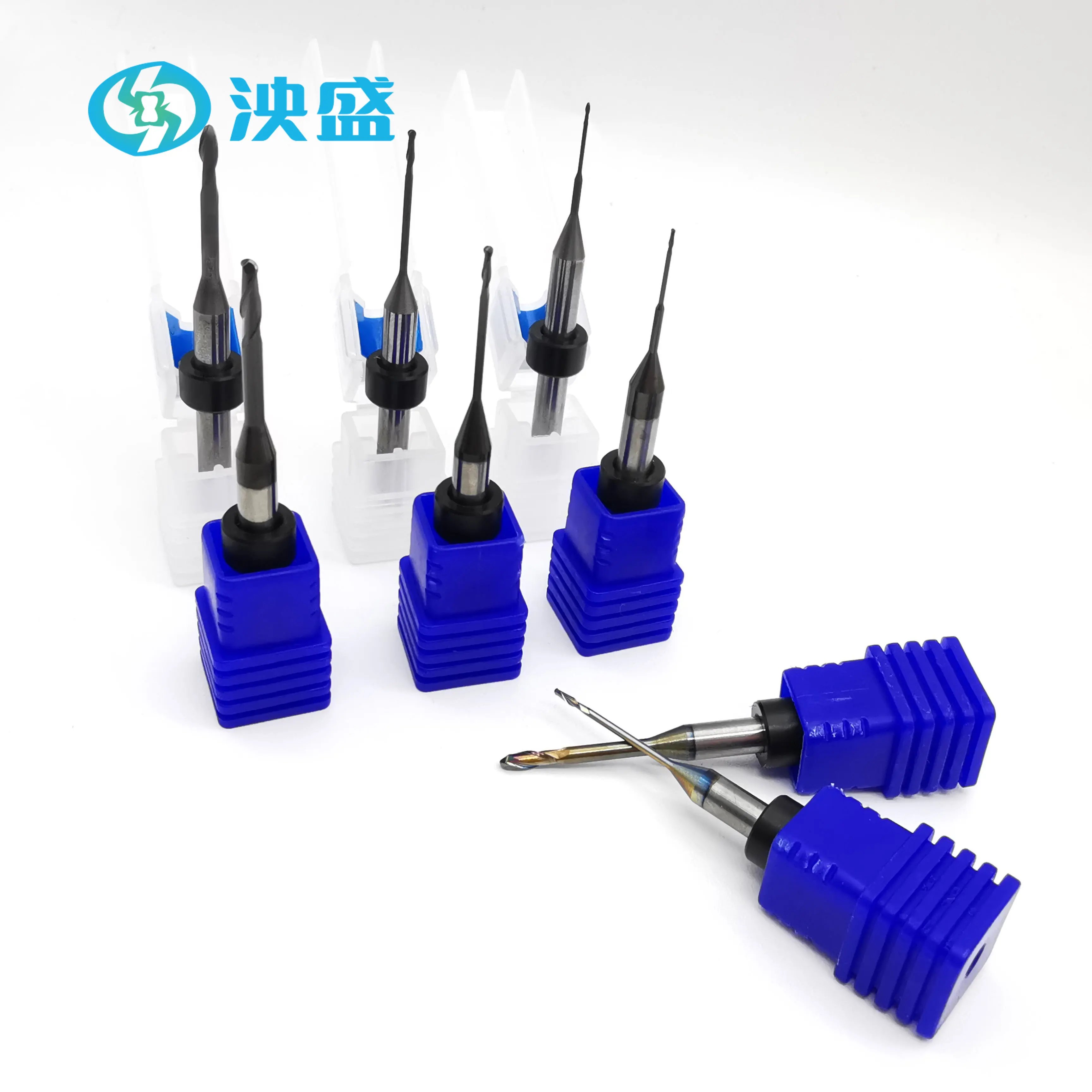 Dental Milling Burs for UP3D CAD/CAM Milling Zirconia Wax PMMA Burs Tungsten Carbide Made CVD DC DLC SHC Coating