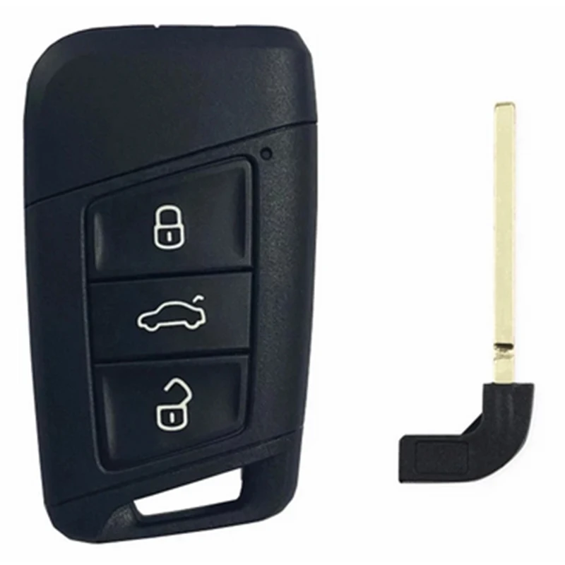 Klucz samochodowy DIYKEY dla Skoda Superb Facelift Karoq 3 przycisk OEM inteligentny brelok 434MHz NCP21A2W Chip HITAG PRO nr części: 3V0 959 752 G