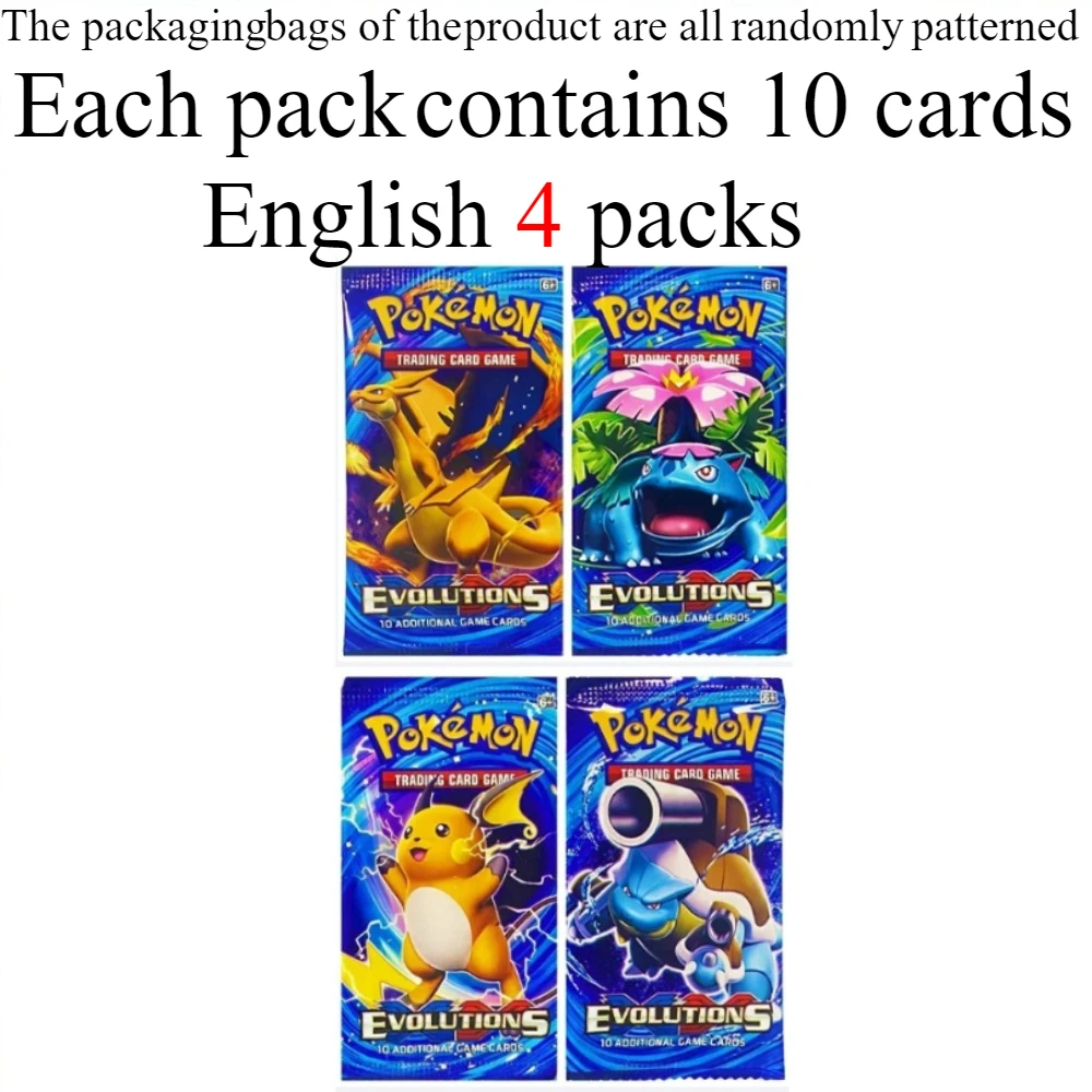 Cartas Pokémon Escarlata y Violeta, Evoluciones Prismáticas, Inglés, Booster, 360 Piezas, Juego de Cartas Coleccionables de Batalla, 40 Cartas por Caja