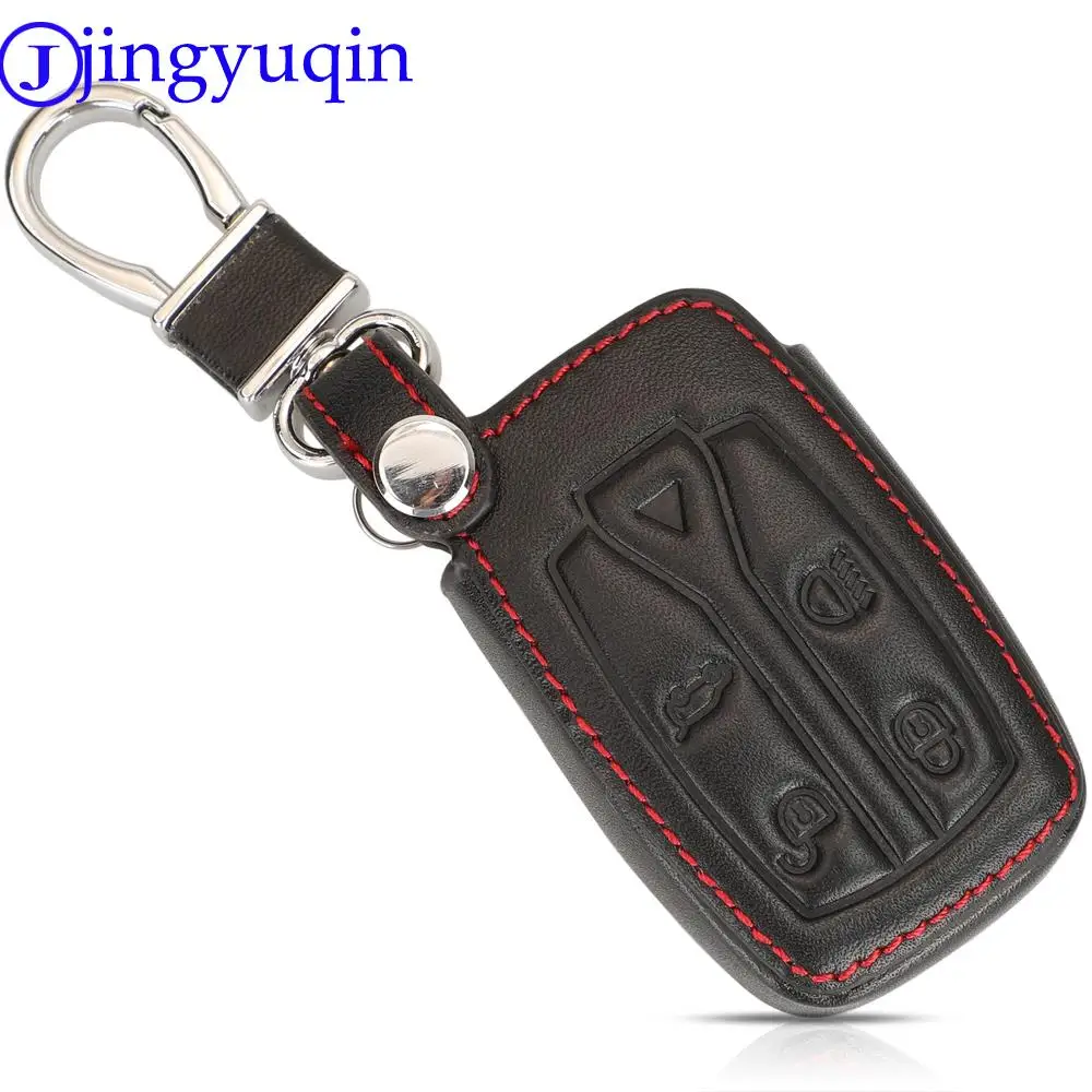 jingyuqin Remote 5 Buttons Key Case Wallet Cover Shell Keychain Auto Accessories Styling For Land Rover Freelander Smart Key