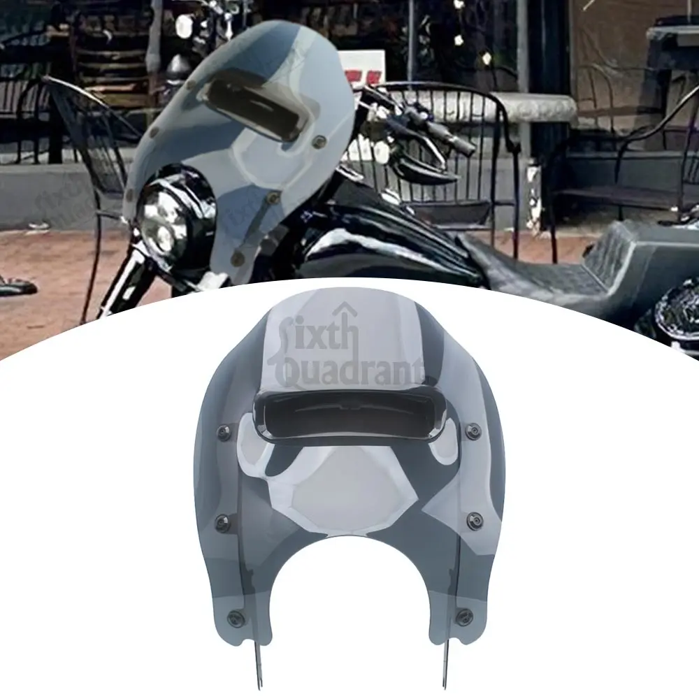 

Вентилируемое регулируемое акриловое ветровое стекло для мотоцикла с кронштейном, подходит для Harley Road King Classic FLHRC/I Special FLHRXS 1994-2025