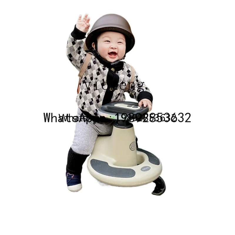 AD  Swing Car Children  Luge Anti-Rollover Baby Baby Walker Sitting Adult Baby Kiddie Ride