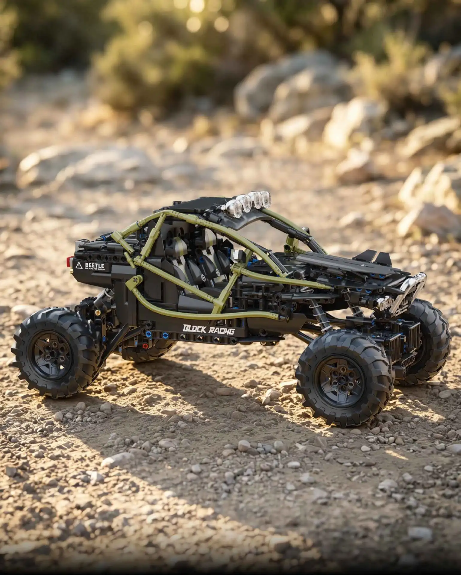 All Terrain Off Road Truck Building Blocks RC Wilderness Adventure Model High Difficulty DIY Assembly Set Car Toy for Boys Gifts