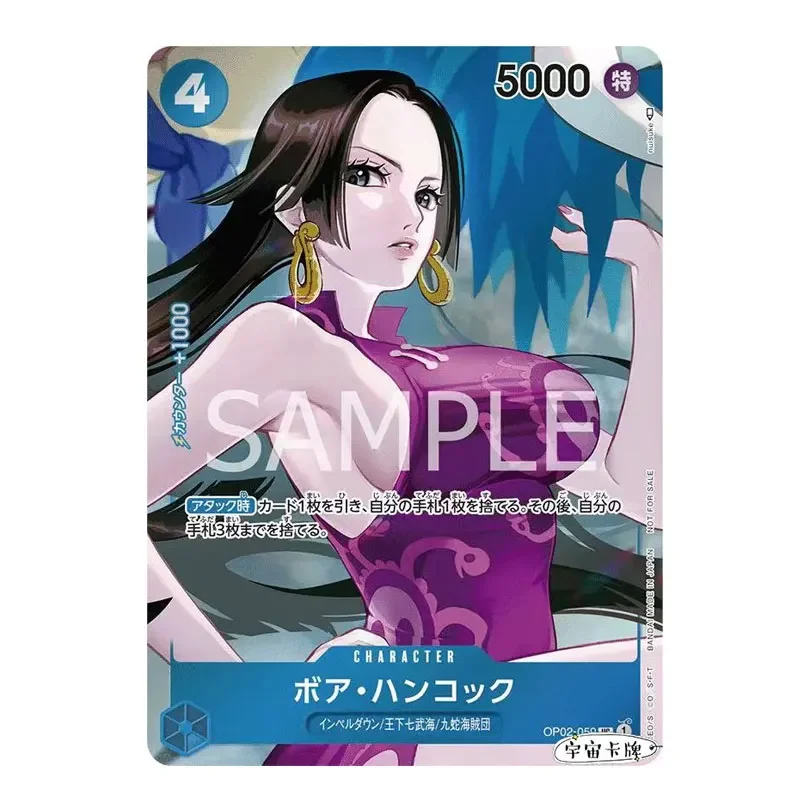 

Bandai ONE PIECE Japanese OPCG The Top Decisive Battle OP02-059 Boa·Hancock UC/P-UC Collection Cards Birthday Gifts