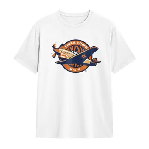 

Lakeland Flying Tigers 180 г Мужская хлопковая футболка с круглым вырезом и короткими рукавами Футболка большого размера для мужчин Футболки с рисунком Харадзюку