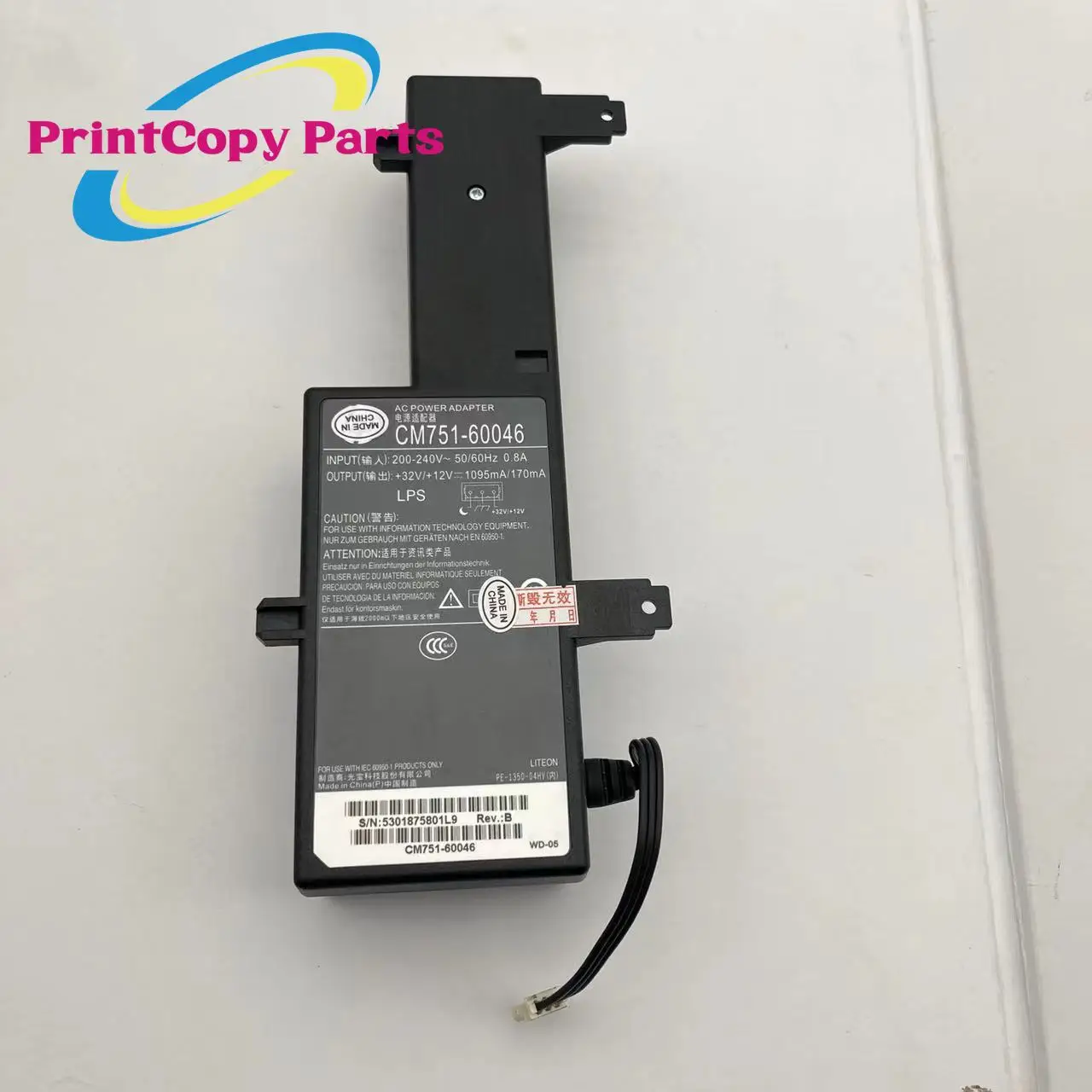 CM751-60190 CM751-60045 CM751-60046 Power Supply Adapter for HP Officejet PRO 8100 8600 250 8630 276DW 8620 8610 Printer