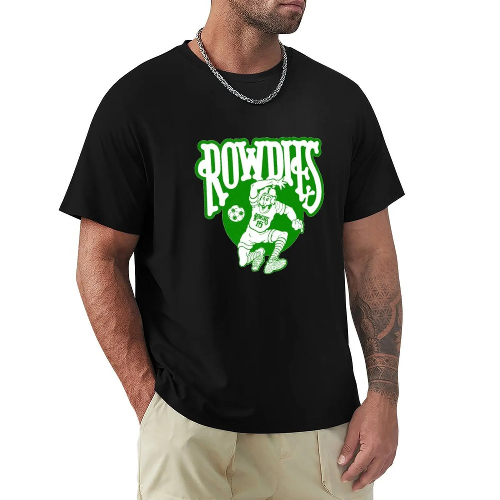 Tampa Bay Rowdies North American Soccer League (NASL) Vintage Logo T-Shirt Work Wear Breathable Tee