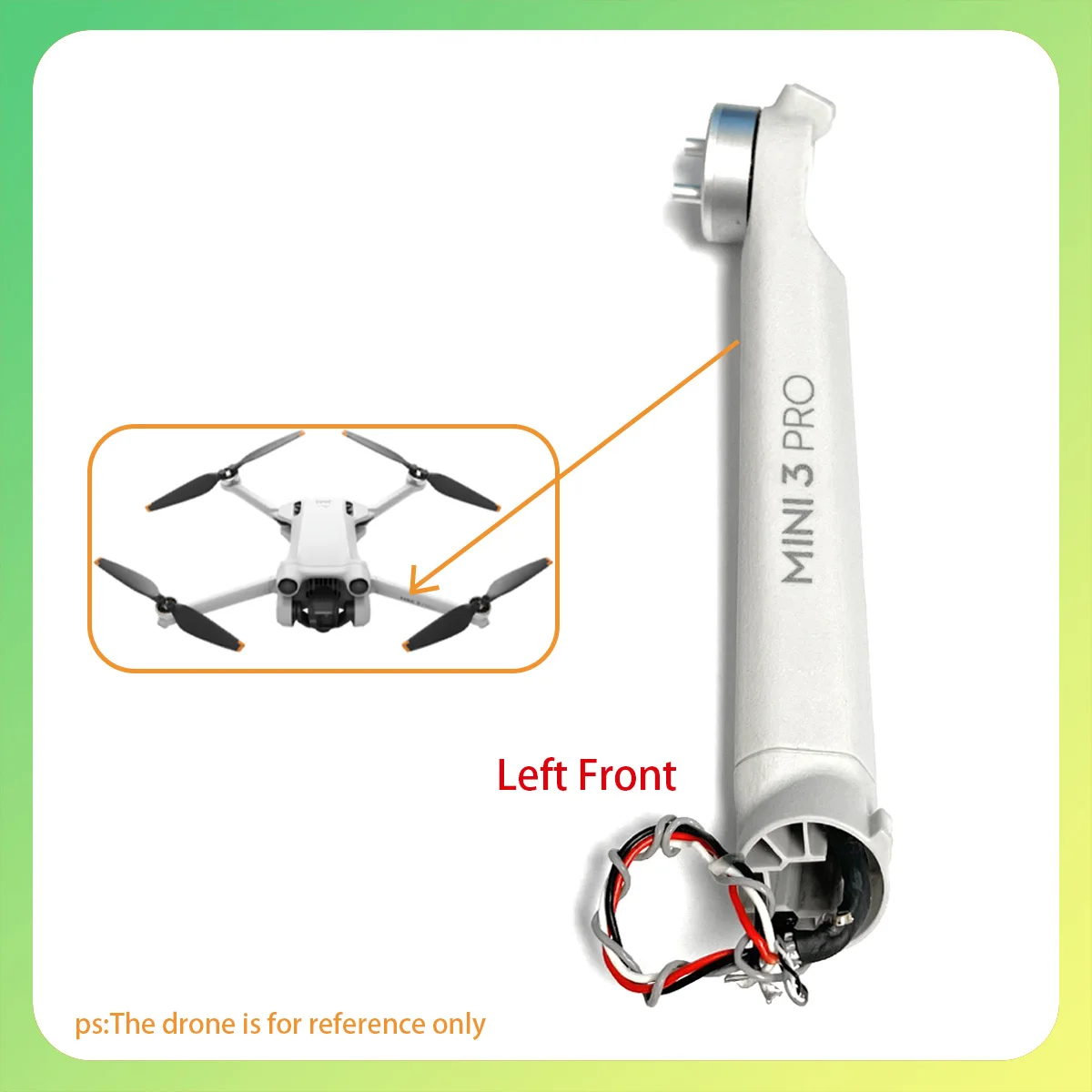 오리지널 Mini3pro 본체, 전면, 후면, 좌우 전원 암 회전, DJI 미니 시리즈 액세서리용으로 부드럽고 설치가 쉽습니다.
