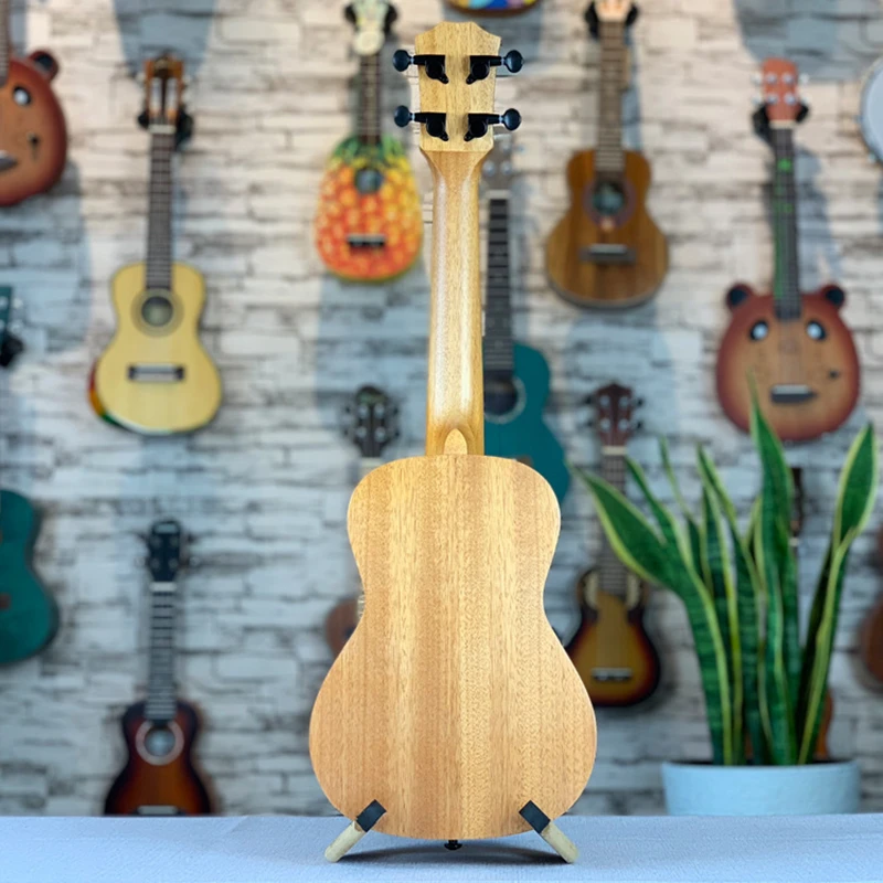 Full Solid All Ukulele Mahogany 23 Inches Concert Matte Rosewood Mini Electric Acoustic Guitar 4 Strings Ukelele Guitarra Pickup