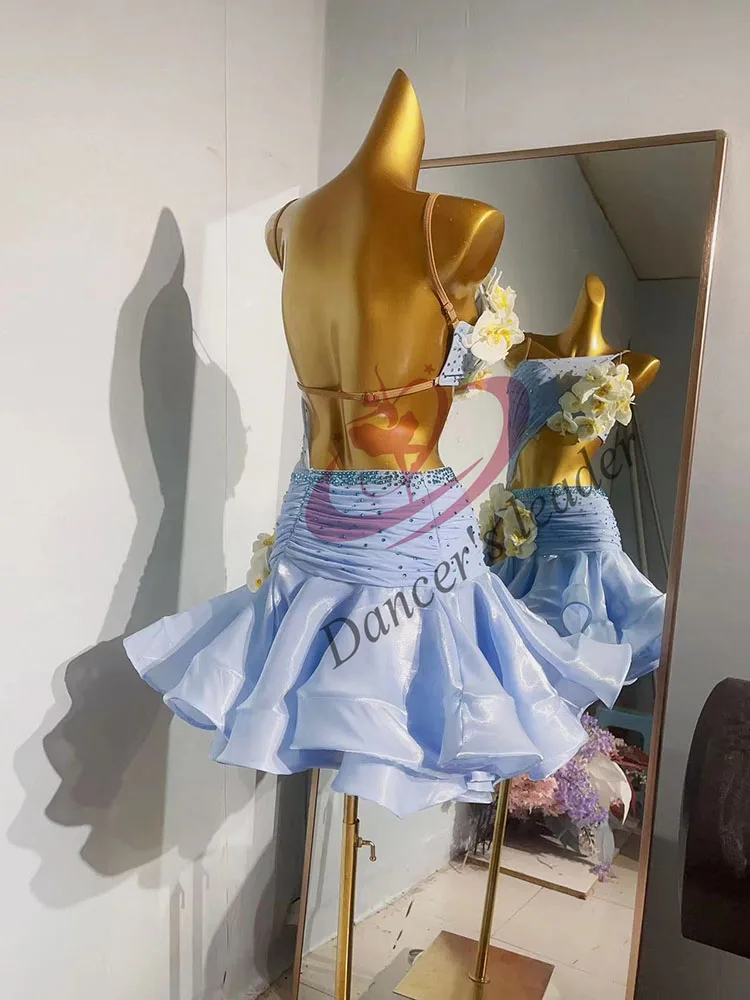 ラテンダンスドレスハイエンドカスタマイズドレスダイヤモンドケーキスカートチャチャタンゴワルツ大人ステージプロフェッショナルドレス