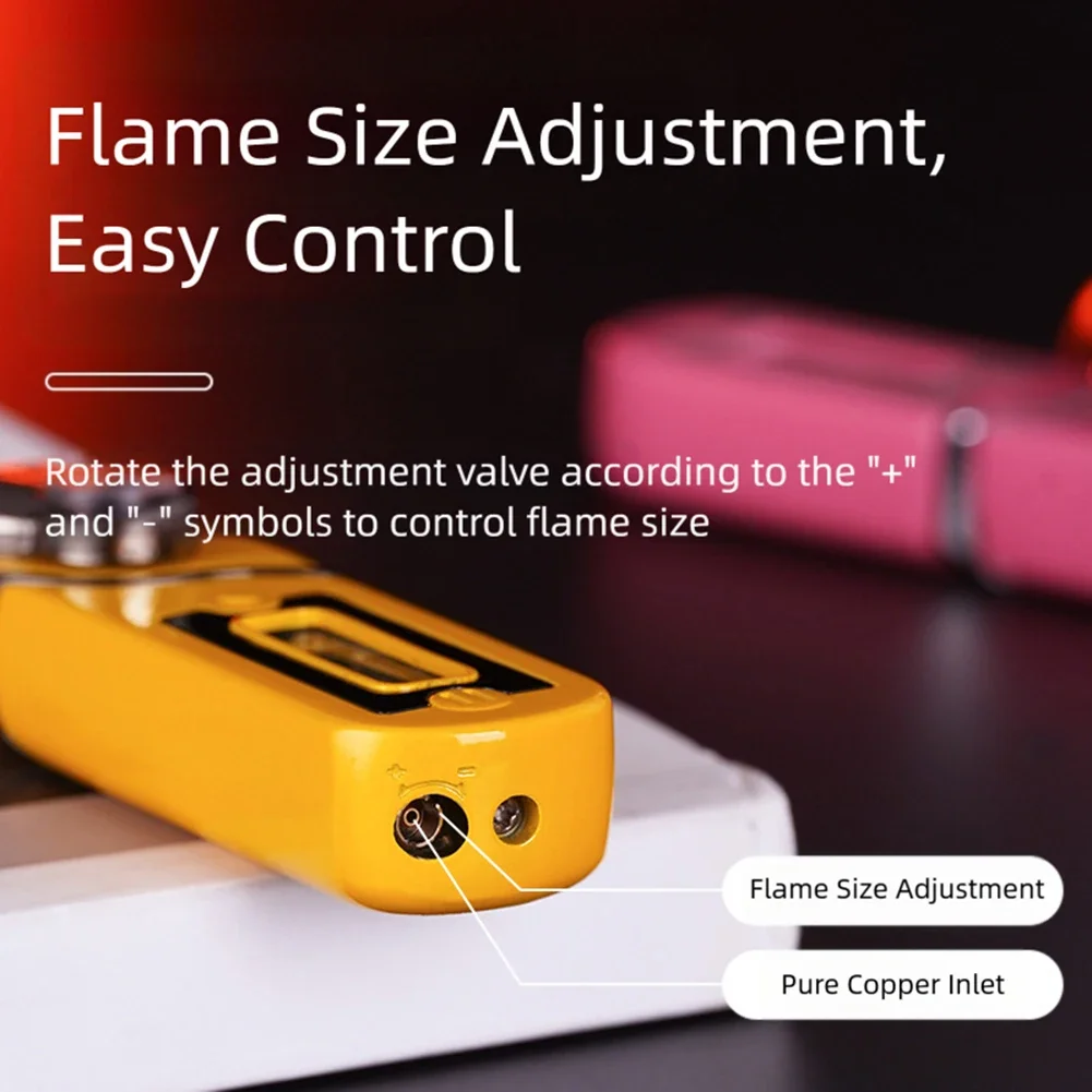 Fun Compass Outdoor Adventure Multifunctional Lighter Windproof Direct Charge Blue Flame Flashlight Small Tool Men's Gift