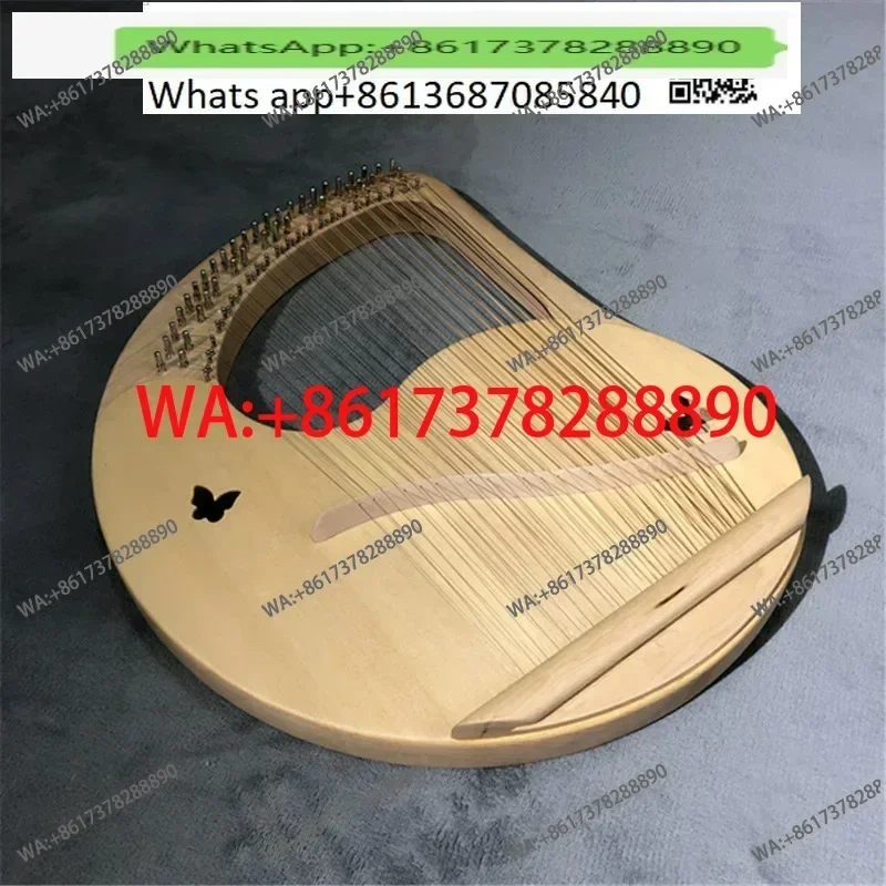 Lira de 39 cordas, lira profissional, mini harpa, lyar, pequeno gonghou, instrumentos de nicho