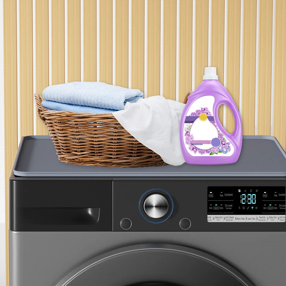 

Silicone Washer Top Cover Dryer Protector Mat Non Slip Pad Cushion Safe Sturdy Multipurpose Laundry Room Enhancer