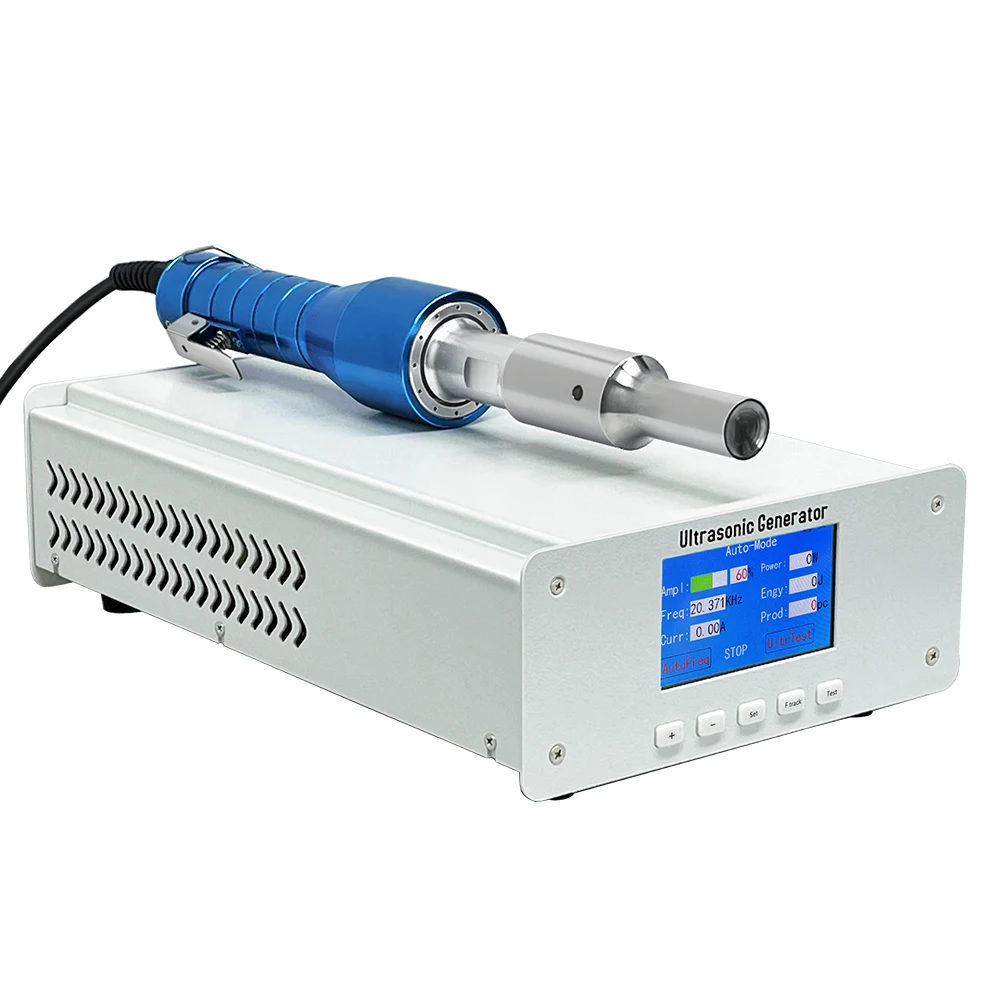 

Hand-held Ultrasonic Welding Machine for Sewing Edge Positioning of Clothing Fabrics