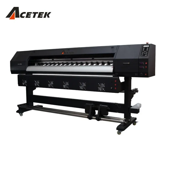 6 colors fast speed outdoor large eco solvent wide format printer with xp600/i3200 print head