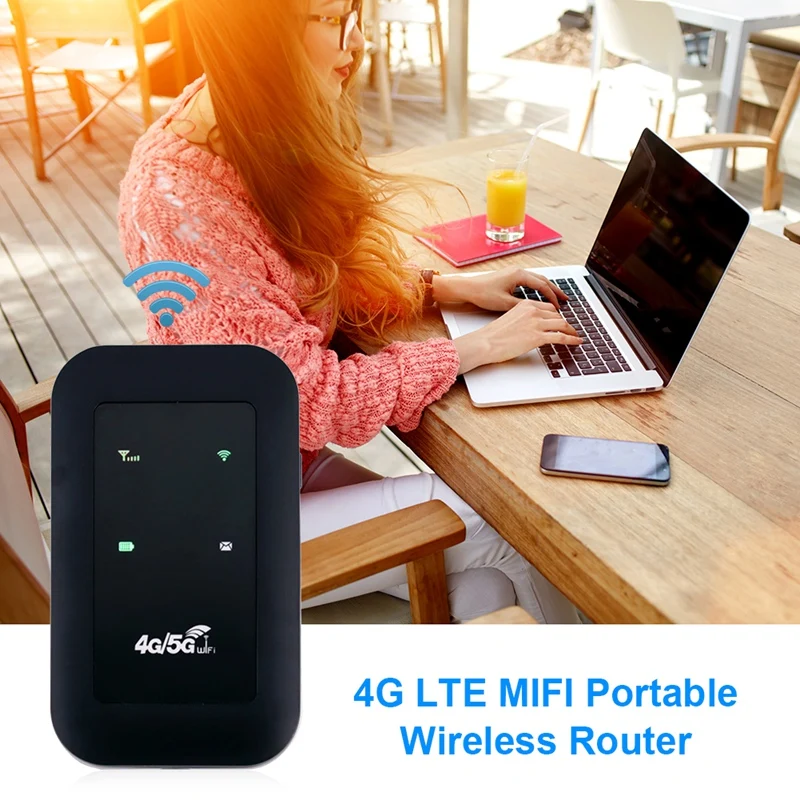 Imagem -02 - Roteador Wifi de Bolso para Carro Repetidor Móvel Banda Larga sem Fio Hotspot Modem Mifi 4g com Slot para Cartão Sim