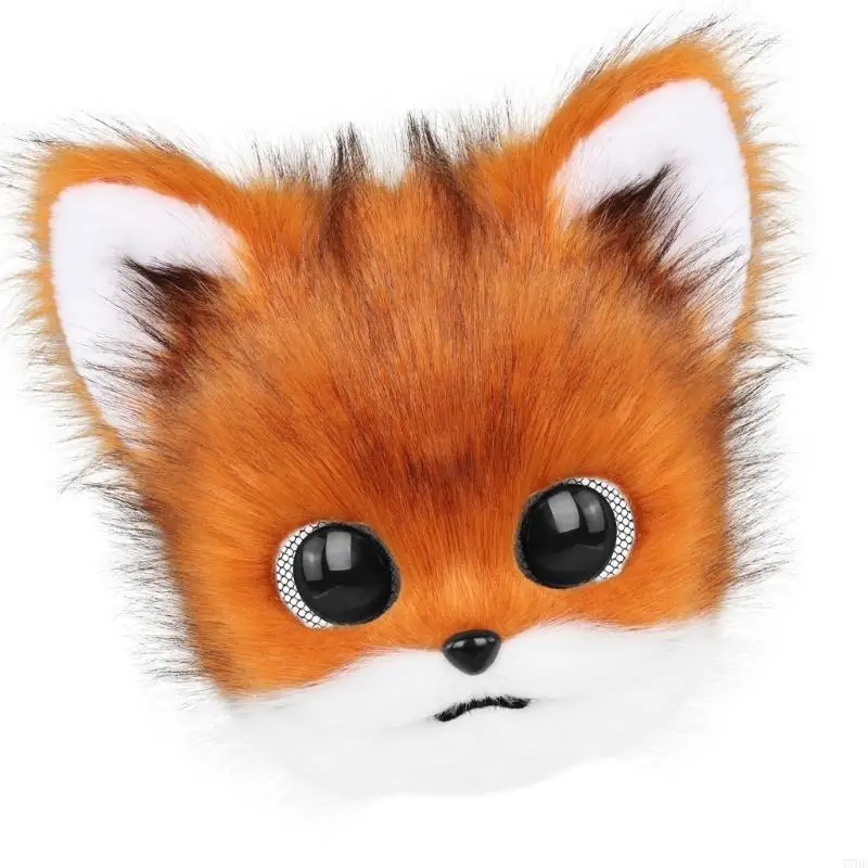 77He fuzzy Animal Character Mask Soft and Safe Design for Kids Adults Cosplay Event and Themed Celebrations