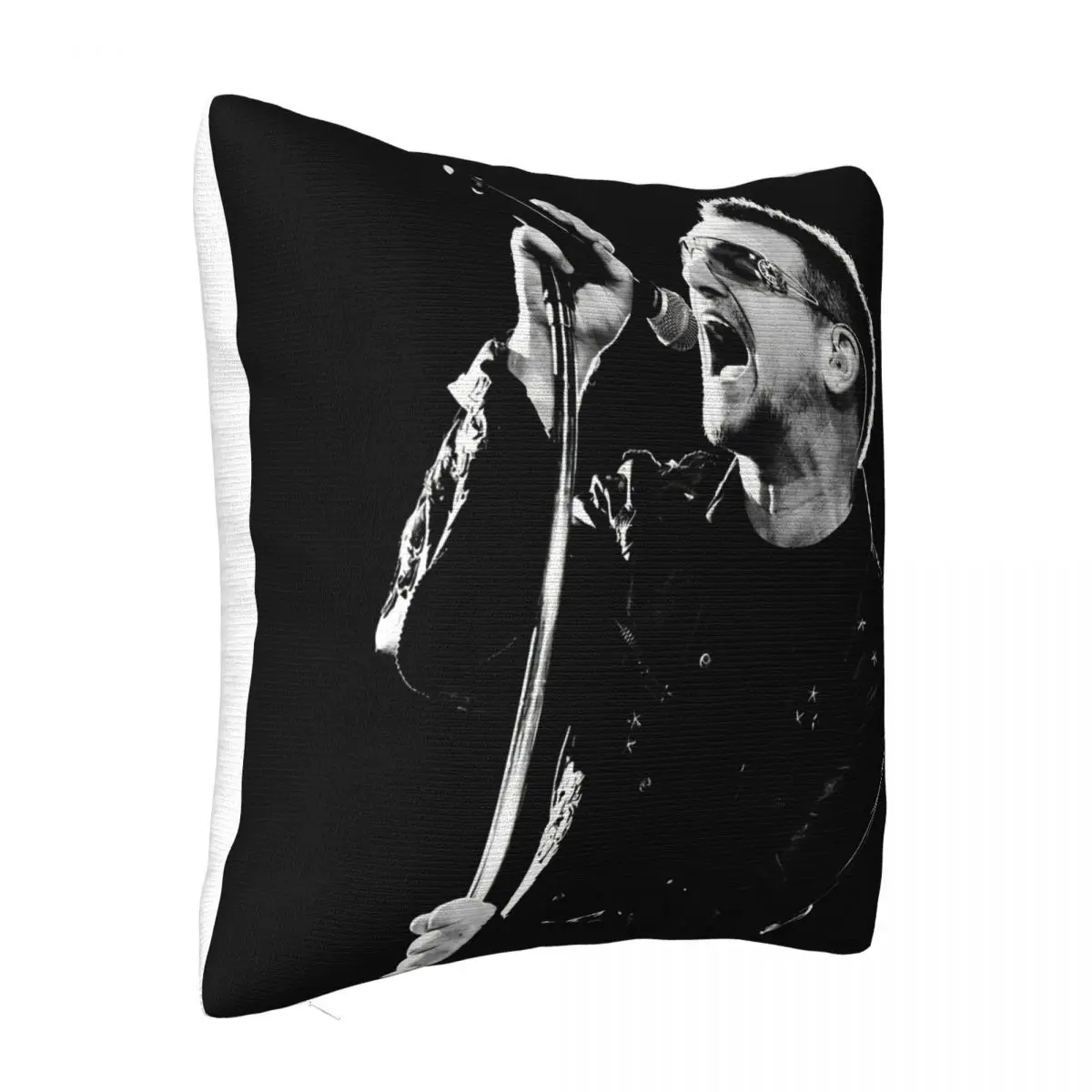 Mens Bono U2 New 100 Cotton Blacks Fruit Of The Loom Kawaii Promotion Graphic Letter Normal Pillow Case