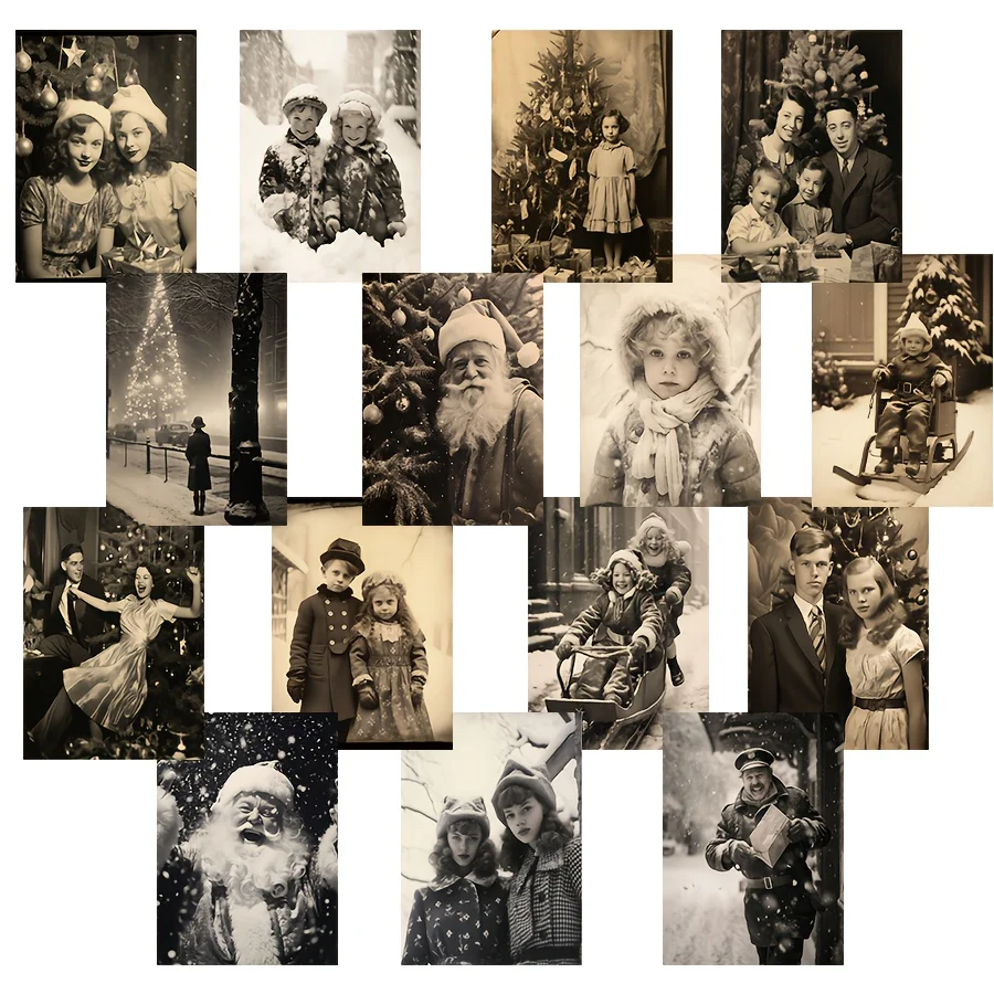 مجموعة وسادة ورقية وملصقات لعيد الميلاد مكونة من 68 قطعة من بلون البني الداكن، للصياغة كورق تزيين قابل للجمع، ومستلزمات القصاصات #4