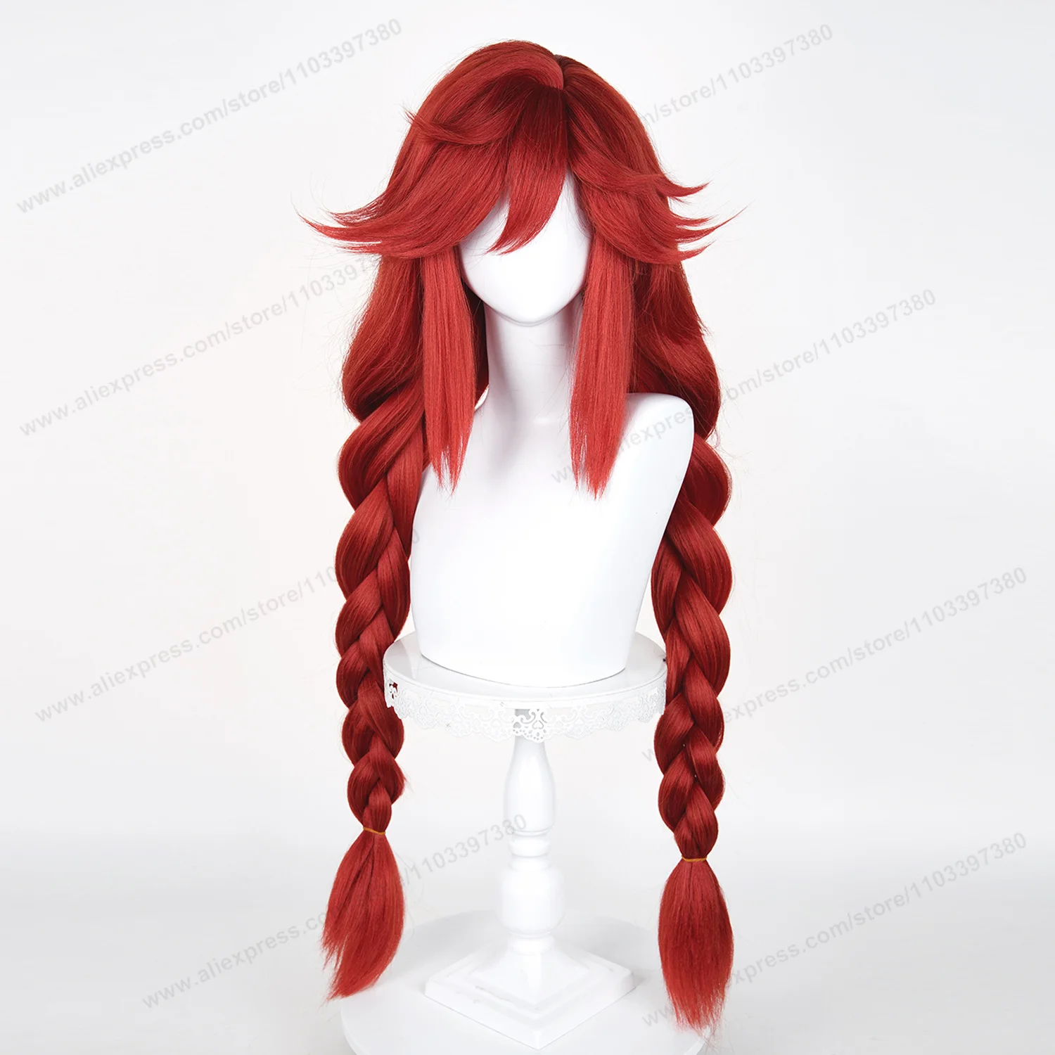 Riyo Reaper Li Glaze Cosplay Wig 95cm Long WomenHair  Anime Cosplay Wig Halloween Heat Resistant Puffy Yaki Synthetic Wigs image 4