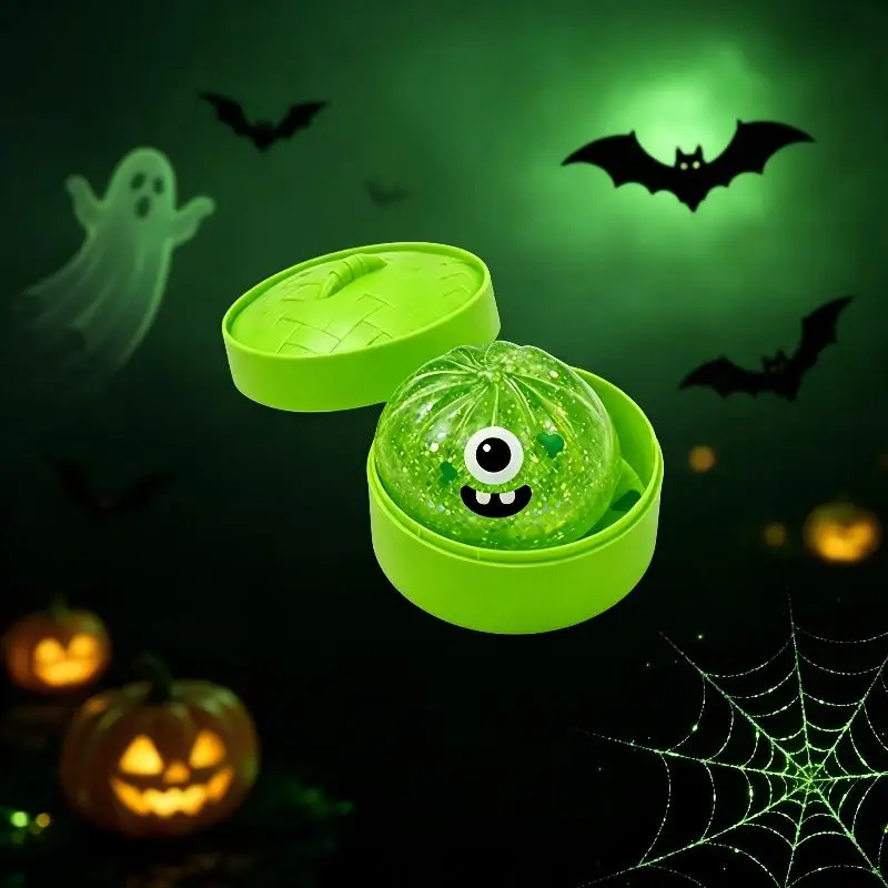 New Halloween Styles Ghost Bat Pumpkin Bun Toy Soft Slow Resilience Squeeze Toy