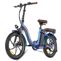 FAFREES F20 + Pro Electric Bicycle 250W 36V22.5AH Removable Lithium Battery Adult Electric Bike 20-inch Tire City Commuter Ebike