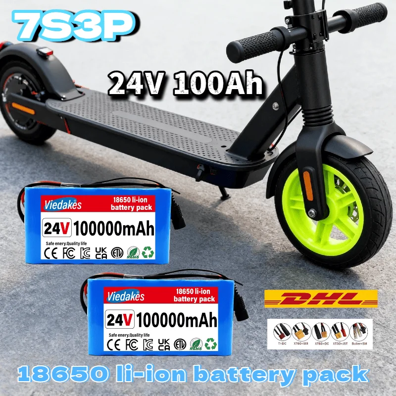 

High-Output 24V 10Ah Li-ion Pack, Unleash Full Power for Demanding Applications: Heavy-Duty Tools, E-Bikes, and Scooters