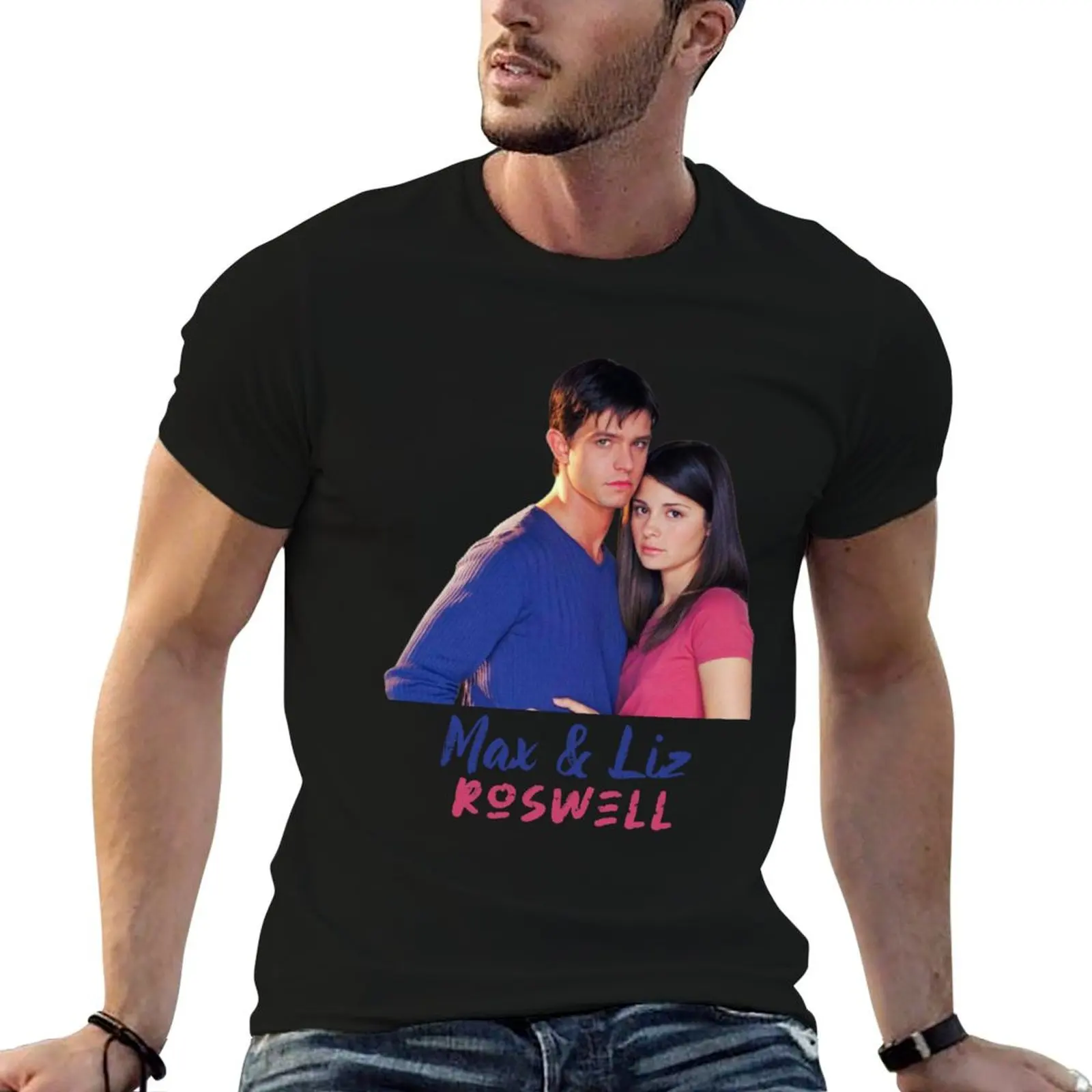 Original Max & Liz of Roswell T-Shirt graphics sublime vintage anime shirt mens plain t shirts