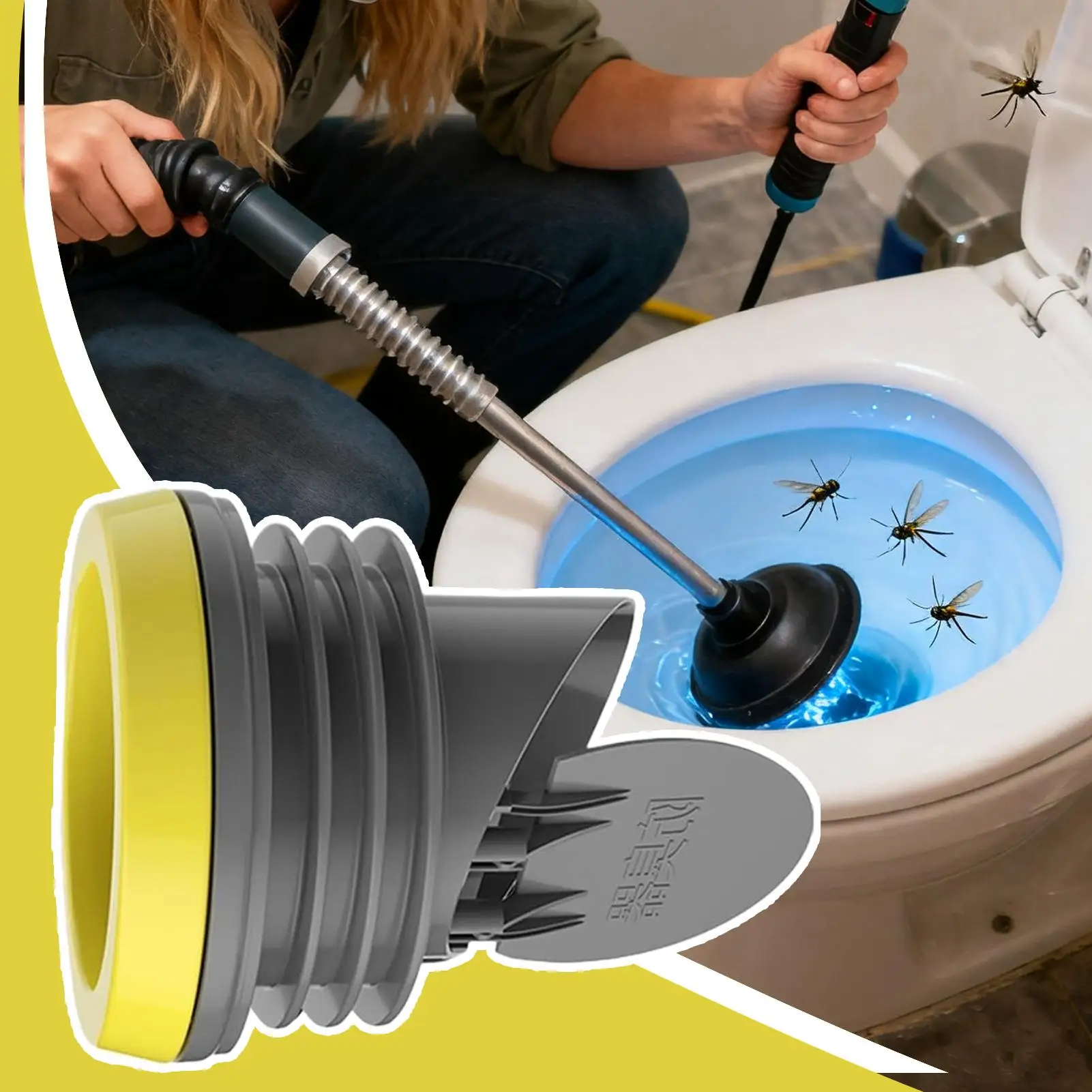 

Прокладка для фланца унитаза, долговечная водостойкая сменная прокладка воскового кольца для унитаза для установки в ванной комнате, обслуживания