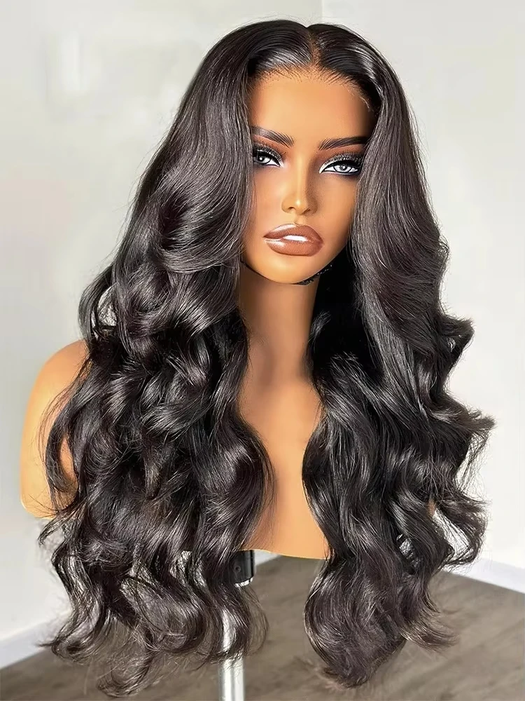 

18-42 inch Body Wave 13x4 13x6 HD Transparent Lace Front Human Hair Wig Pre Plucked 200 250 Density Lace Frontal Wigs for Women