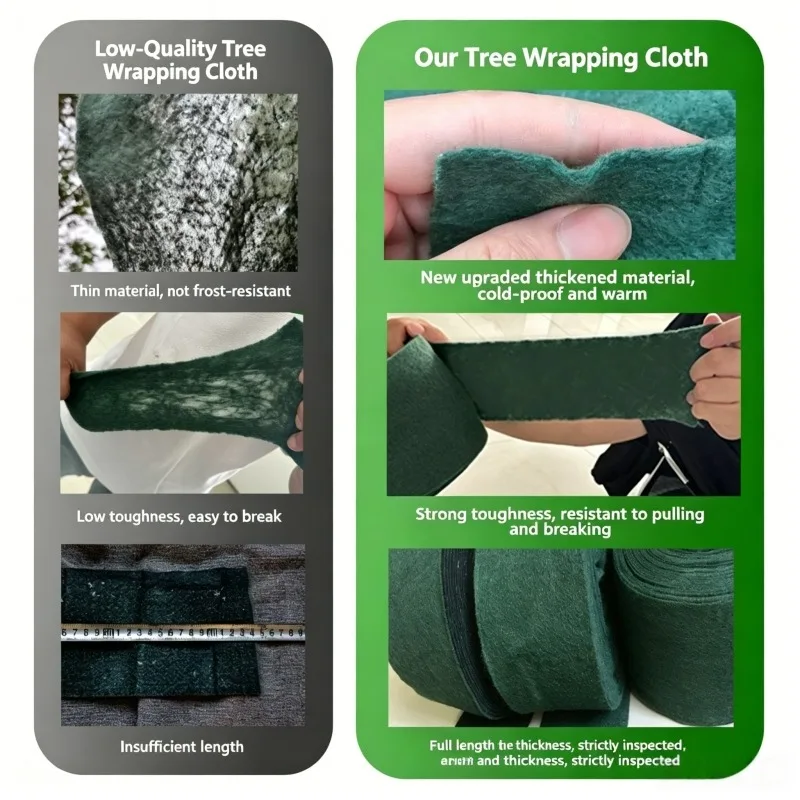 Trunk Guard Tree Protector Wraps Winter-Proof Plant Cover Shrub Plants Tree Non-woven Antifreeze Bandage Garden Branch Cloth