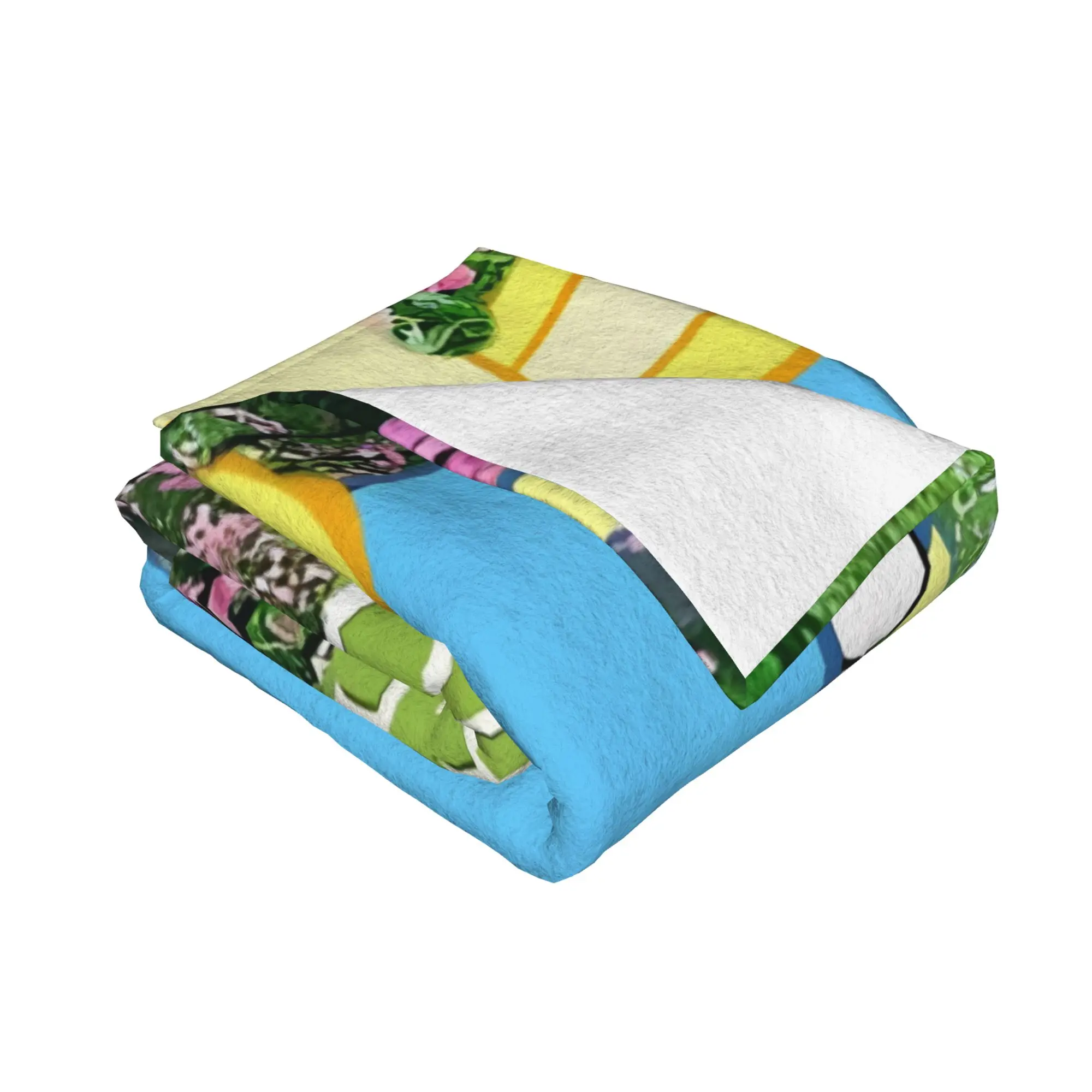 1PC  Flippy Lumpy Cuddles  Loving Family Happy Tree Friends Blanket Super Cosy Plush Home Living Room Sofa halloween