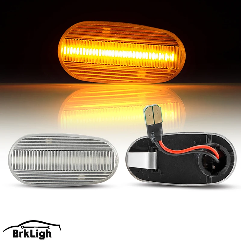 Marcador lateral indicador LED dinâmico, luz de giro, lâmpada de sinal para Alfa Romeo Mito 955, 2008, 2009, 2010, 2011, 2012, 2013, 2014, 2016, 2017