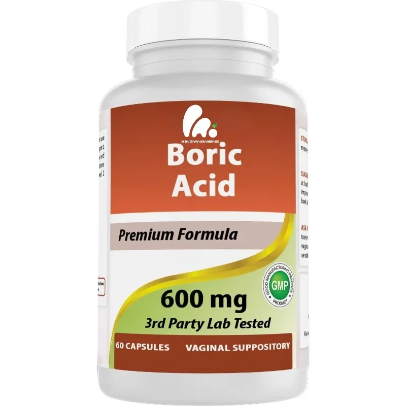 

Boric Acid Capsules - High Quality Formula for Women's Vaginal Health Supplements 600mg 60 Capsules