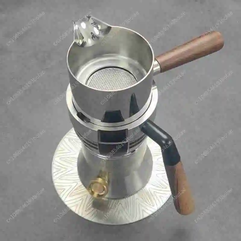 58Mm Stainless Steel Espresso Steam Mocha Pot Extractor