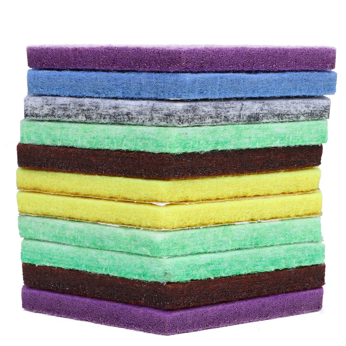 

12Pcs Hexagon Wall Stickers Colorful Felt Multifunctional Self-Adhesive Decor Stickers for Photo Jewelry Key Holder Art Craft