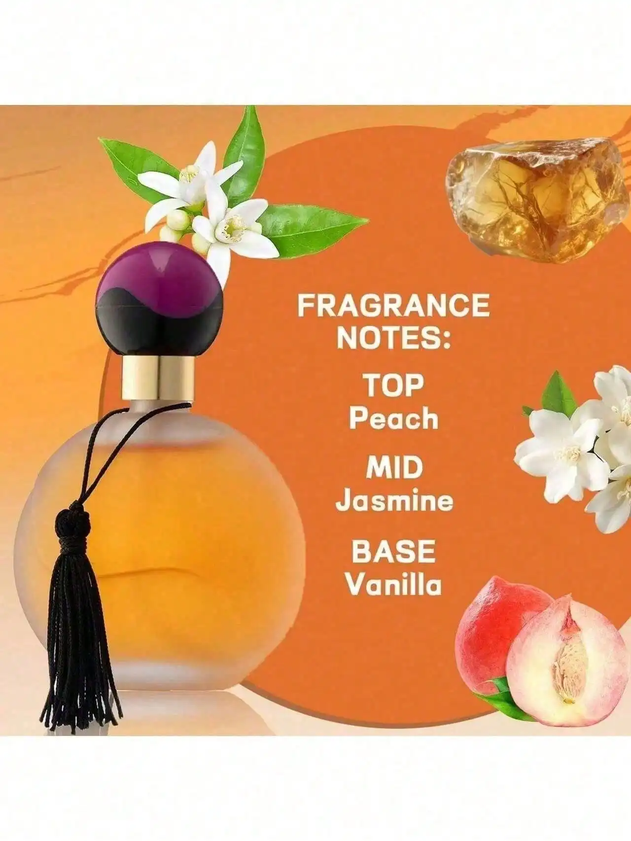 Vintage Tassel Round Cap Unisex Eau De Parfum Long Lasting Woody Oriental Fragrance Luxury Gift Perfume For Men Women view 4