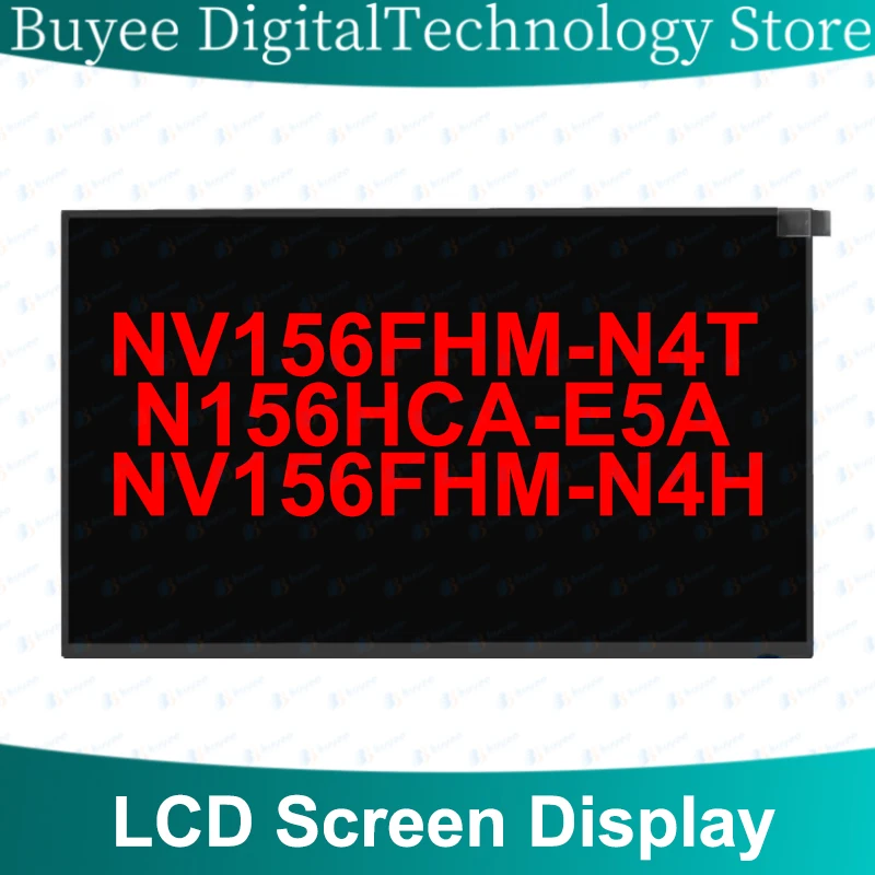 

NV156FHM-N4T 15.6" Slim Laptop LCD Screen NV156FHM-N4H N156HCA-E5A 1920×1080 30 pins eDP Display Panel Non-touch Replacement