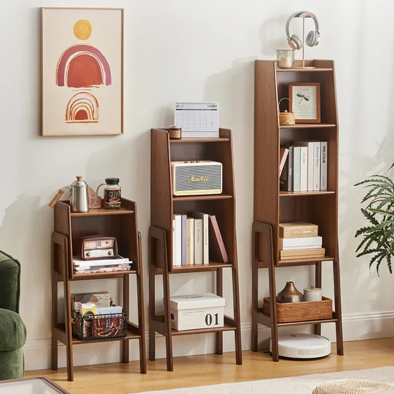 Desk Library Mobile Shelves Bookcases Kids Rack Plant Small Mid Century Bookcases Standing Buchregal Living Room Furniture Side