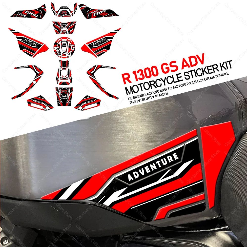 

For R 1300 GS r1300gs ADV Motorcycle Accessories Anti Scratch Protective Tank Pad Stickers Kit 3D Resin Protective Sticker