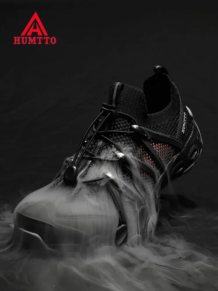 HUMTTO New Summer Hiking Shoes for Men Outdoor Trekking Sneakers Aqua Water Shoes Sport Walking Mens  BreathableBeach Sandals