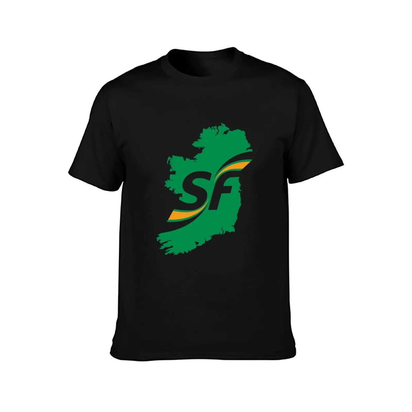 Sinn Féin Party United Kingdom T-Shirt, Summer Casual Cotton Tee, Oversized Streetwear Tops, Vintage Graphic Print, 100% Cotton