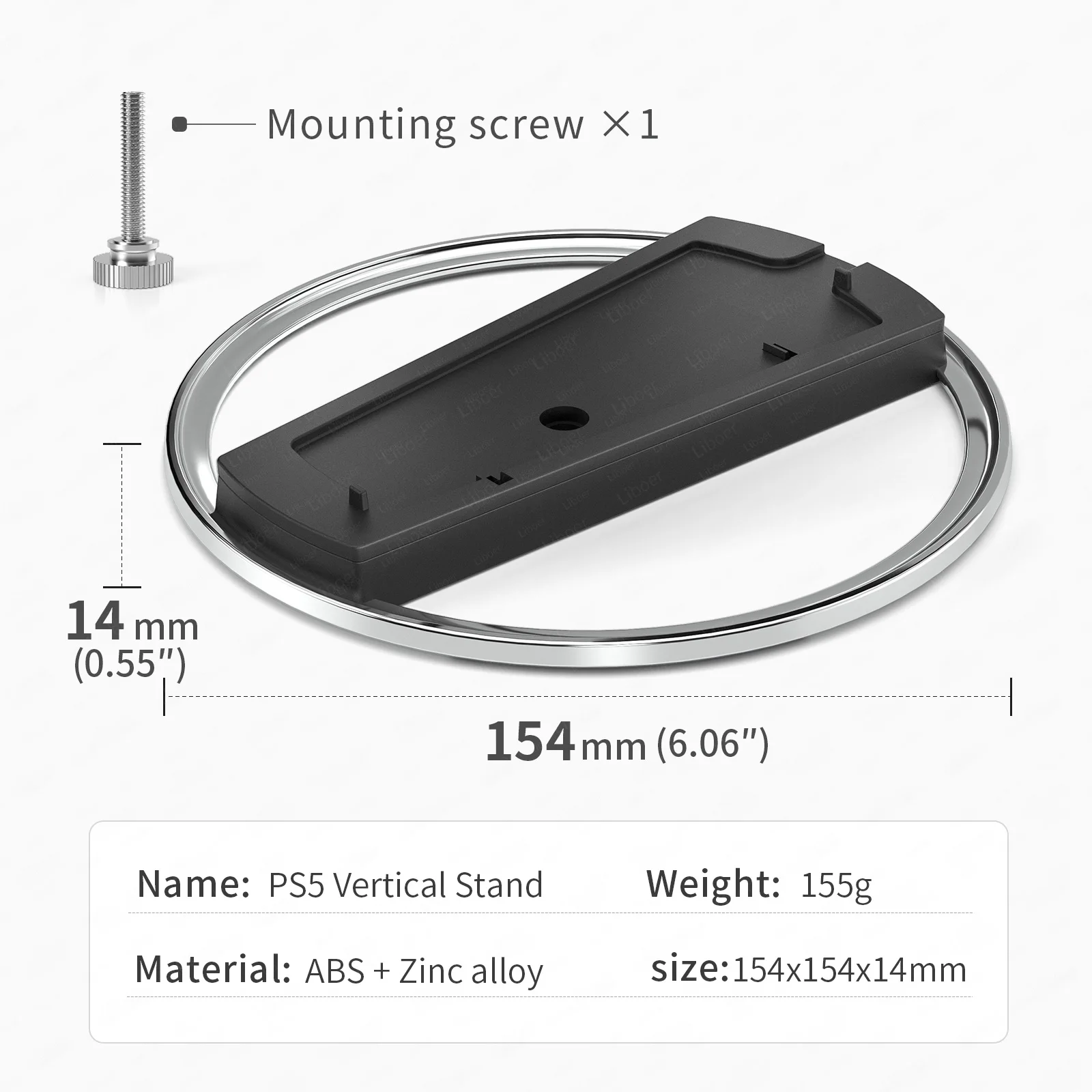 Portable Metal Vertical Stand for PS5 Console
