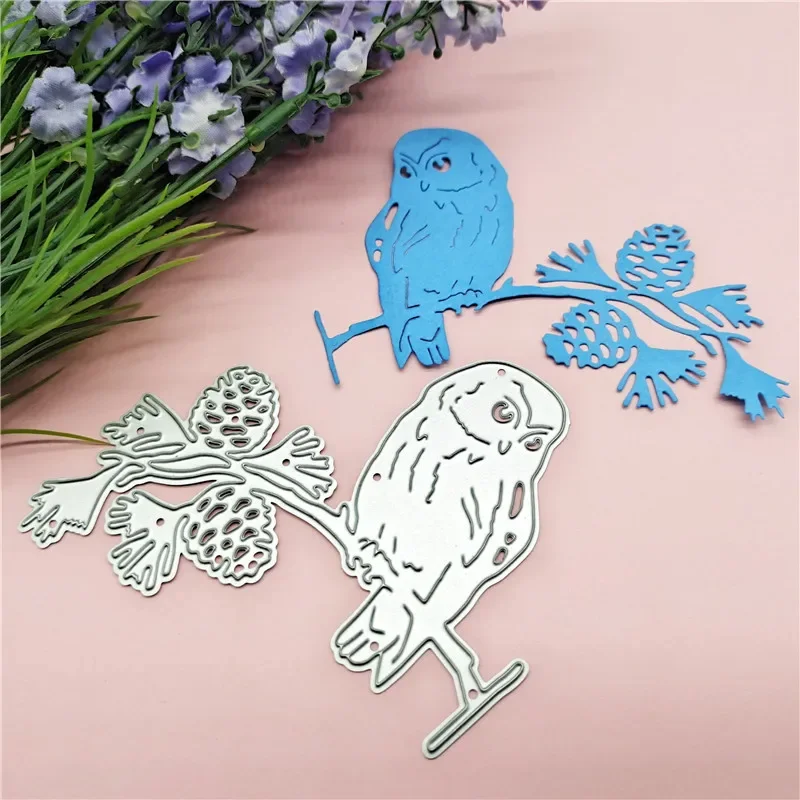 Diy Scrapbook Owl Metal Cutting Dies  Embossed Carbon  Die Paper Mold Etching  Art Background