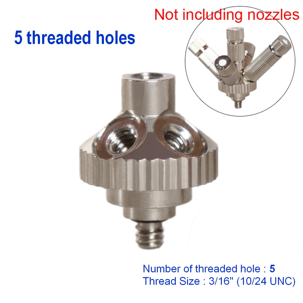 

3/16" High Pressure Copper Male Thread Humidification Atomization Porous Nozzle For Garden Greenhouse Misting Cooling System