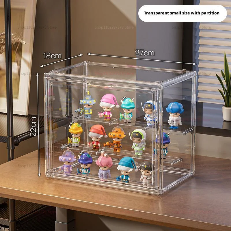 NEW Display Rack Transparent Ladder Handmade Anime Car Model Storage Box Jewelry Organizer for Blind Box Collection