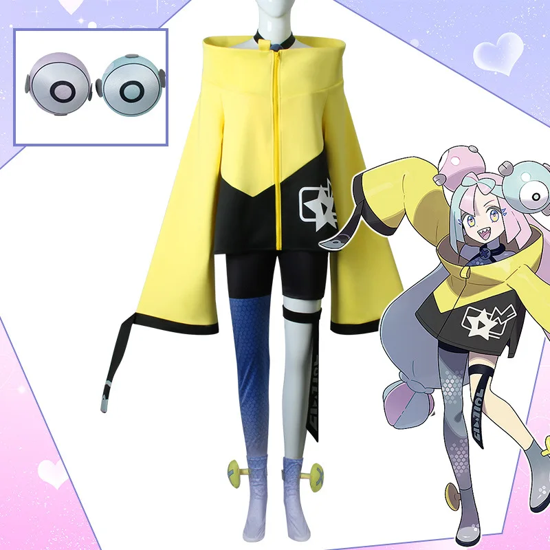 

ポケットモンスター PokémonZhu costume ナンジャモ Iono cosplay costume Gym Leader live broadcast main treasure dream