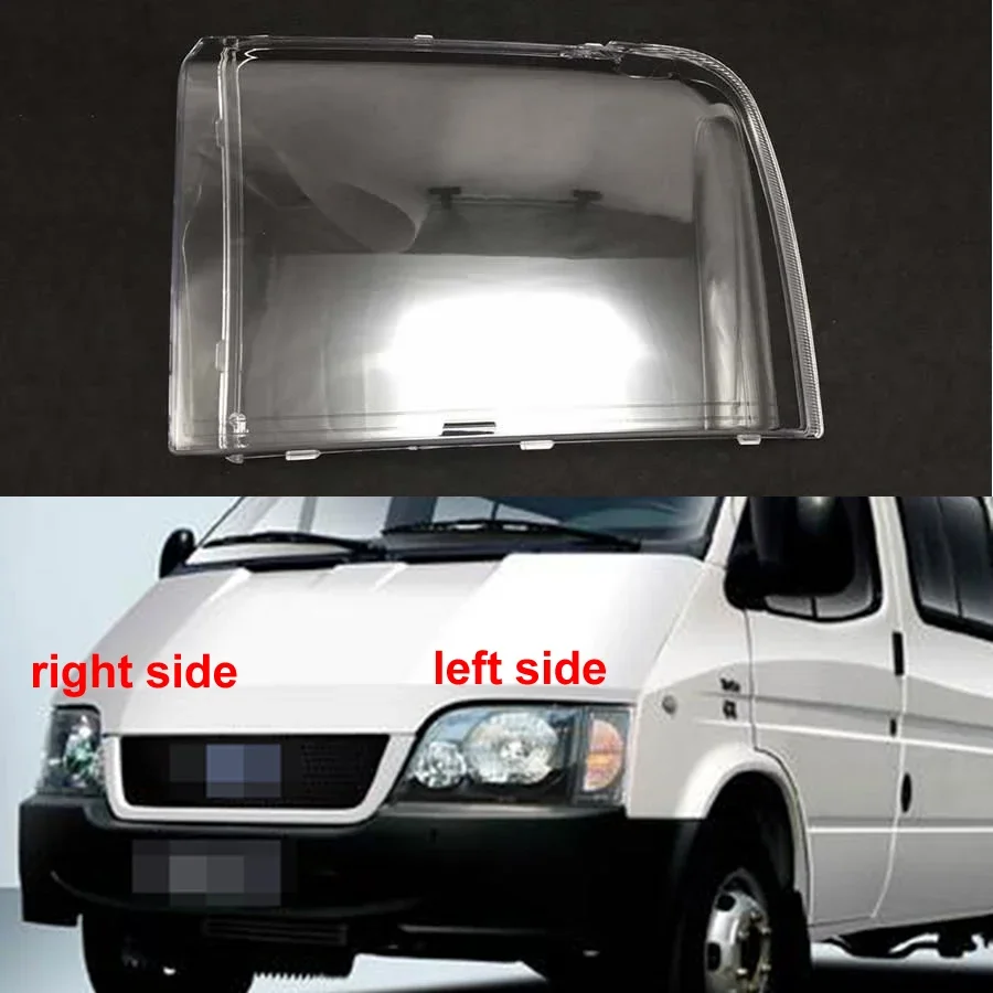 

For Ford F300 2006 2007 Front Headlamp Cover Transparent Lamp Shade Headlight Shell Lens Plexiglass Replace Original Lampshade